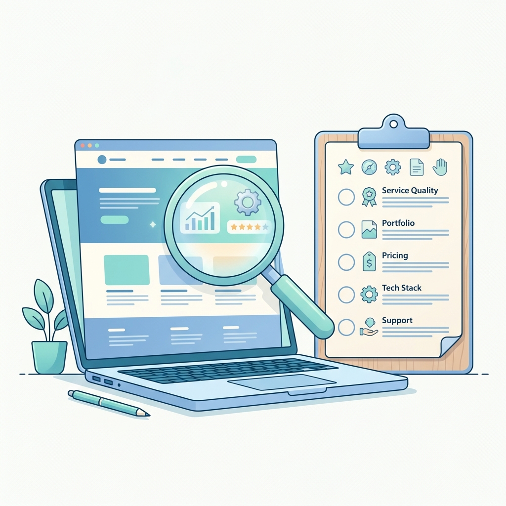 Ilustrasi Cara Memilih Jasa Pembuatan Website